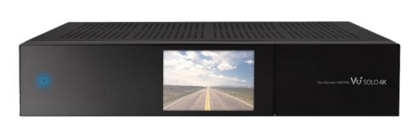 VU+ SOLO 4K UHDTV Twin PVR , Dual DVB-S2(FBC) +Opt.PnP tuner