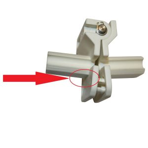 Travel Vision R6/7 spare part Scharnier LNB Arm zonder ribbels