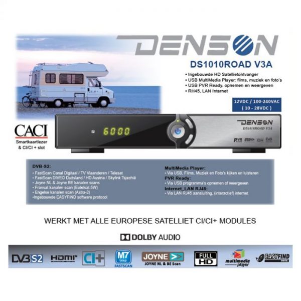 Denson DS1010 V3A CS/CI+ DVB-S2 8-28V,IR,USB PVR, M7 & - Afbeelding 4